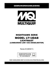 MULTIQUIP NIGHTHAWK Series Gebruikershandleiding