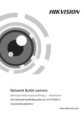 HIKVISION DS-2CD2012-I Bedieningshandleiding