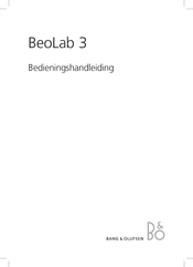 Bang & Olufsen BeoLab 3 Bedieningshandleiding