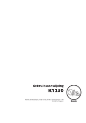 Husqvarna K1250 Gebruiksaanwijzing