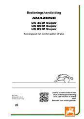 Amazone UX 6201 Super Bedieningshandleiding