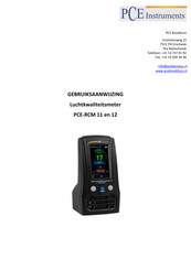 PCE Instruments RCM 11 Gebruiksaanwijzing