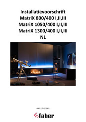 Faber MatriX 800/400 III Installatievoorschrift