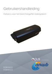 Giant EnergyPak E13616023 Gebruikershandleiding