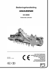 Amazone KX 3000 Bedieningshandleiding