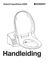 Geberit AquaClean 5000 Handleiding