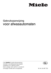 Miele G 679 vi-2 Gebruiksaanwijzing