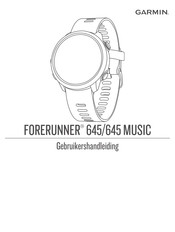 Garmin FORERUNNER 645 Gebruikershandleiding