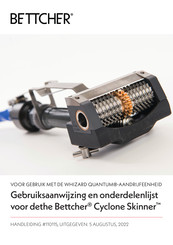 Bettcher Cyclone Skinner Gebruiksaanwijzing