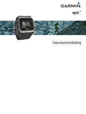 Garmin epix Gebruikershandleiding