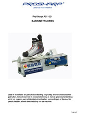Prosharp AS 1001 Handleiding