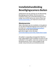 WoonVeilig CAM-08 Installatiehandleiding