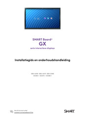 SMART Board IDGX86-1 Installatie- En Onderhoudshandleiding