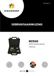 Nieuwkoop RE1500 Gebruiksaanwijzing