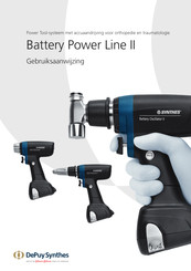 DePuy Synthes Battery Power Line II Gebruiksaanwijzing