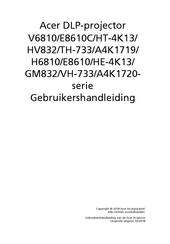 Acer E8610C Gebruikershandleiding