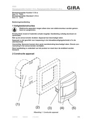 Gira Standard Bedieningshandleiding