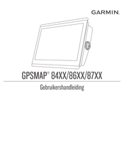 Garmin GPSMAP 86XX Gebruikershandleiding