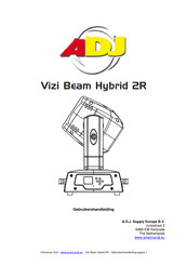 ADJ VIZI BEAM HYBRID 2R Gebruikershandleiding