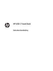 HP USB-C Travel Dock Gebruikershandleiding