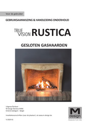 M Design True Vision Rustica Gebruiksaanwijzing & Handleiding Onderhoud