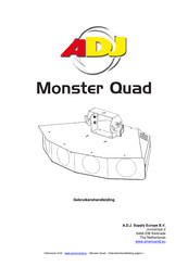 ADJ MONSTER BEAM Gebruikershandleiding