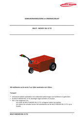Multi-Mover XXL 15 TO Gebruikershandleiding