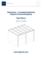 Deponti Bosco Gebruikers- En Montagehandleiding