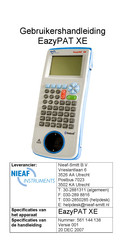 Nieaf Instruments EazyPAT XE Gebruikershandleiding