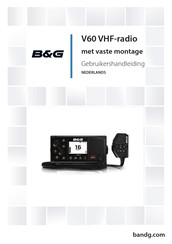 B&G V60 Gebruikershandleiding
