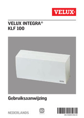 Velux INTEGRA KLF 100 Gebruiksaanwijzing