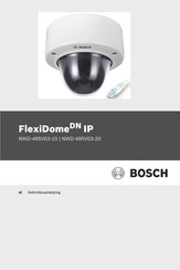 Bosch FlexiDome IP NWD-495V03-10 Gebruiksaanwijzing