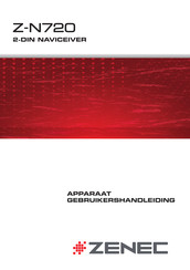 ZENEC Z-N720 Gebruikershandleiding