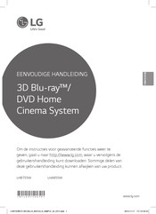 LG LHA855W Eenvoudige Handleiding