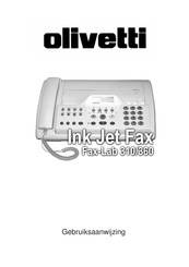 Olivetti Fax-Lab 360 Gebruiksaanwijzing