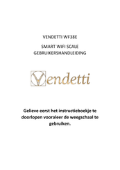 VENDETTI WF38E Gebruikershandleiding