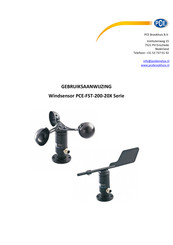PCE Instruments FST-200-20 Series Gebruiksaanwijzing