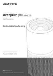 acerpure Pro Series Gebruikershandleiding