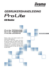 Iiyama ProLite TH5564MIS Gebruikershandleiding
