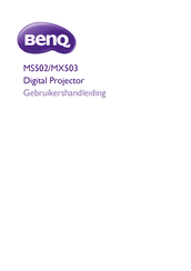 BenQ MS502 Gebruikershandleiding
