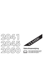 Jonsered 2041 Gebruiksaanwijzing