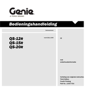 Genie QS-12R Bedieningshandleiding