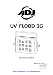 ADJ UV FLOOD 36 Gebruikershandleiding
