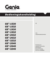Genie GS-1530 Bedieningshandleiding
