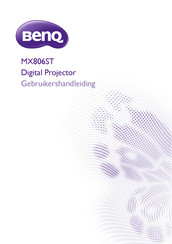 BenQ MX806ST Gebruikershandleiding
