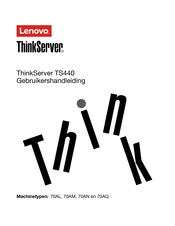 Lenovo ThinkServer TS440 Gebruikershandleiding