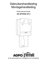 Agpo Ferroli HR OPTIFOR OT-V Gebruikershandleiding