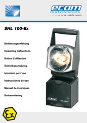 Ecom SHL 100-E Series Gebruiksaanwijzing