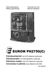 EUROM PH2750C Gebruiksaanwijzing