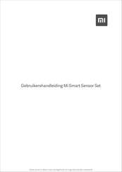 Mi RTCGQ01LM Gebruikershandleiding